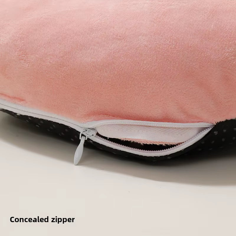 Portable 5V/2A USB Power Electric Foot Warmer under Desk Heating Pad Winter Warming Plush Flannel Leg Thermostat Heater